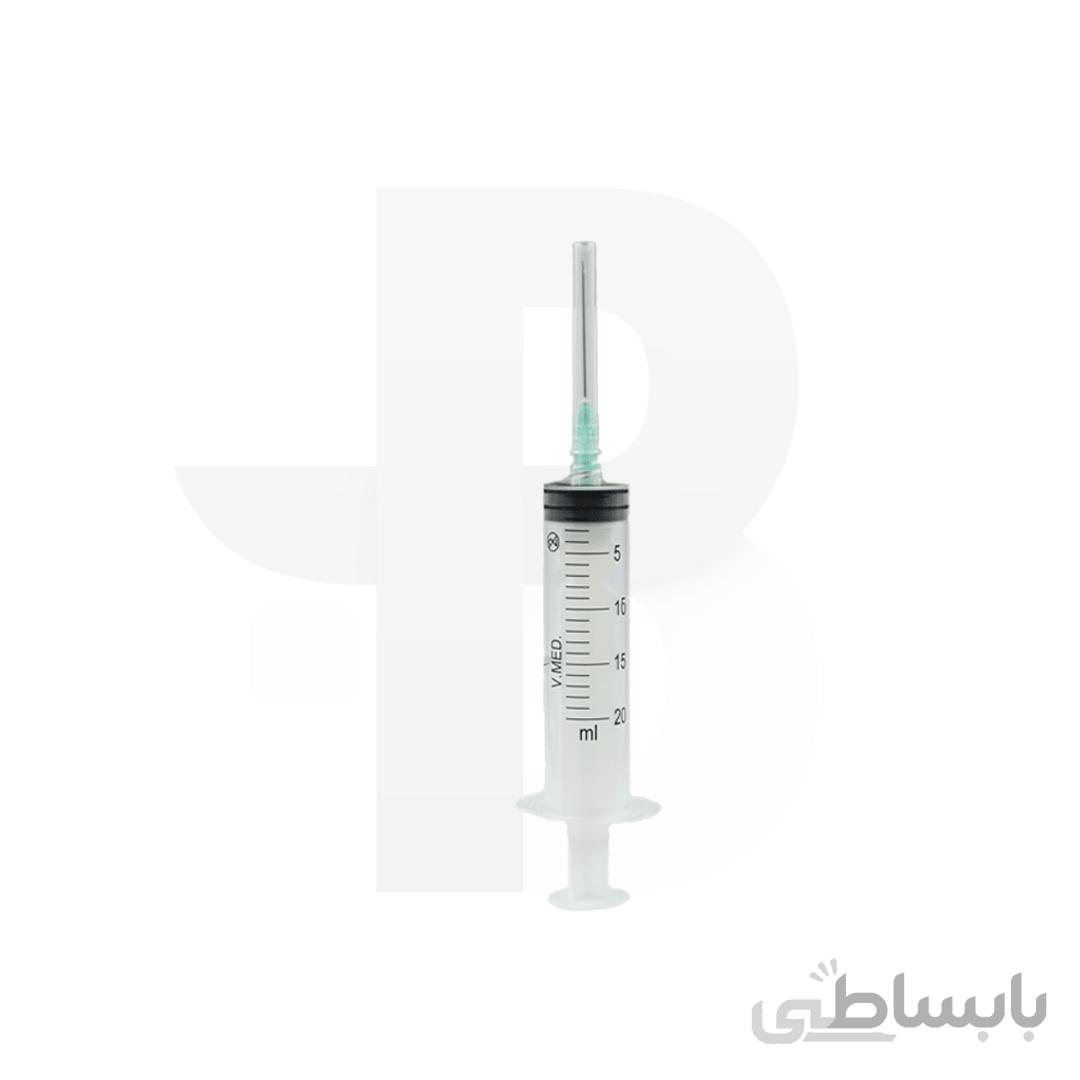 سرنگ ۲۰ سی سی لوئرلاک ورید