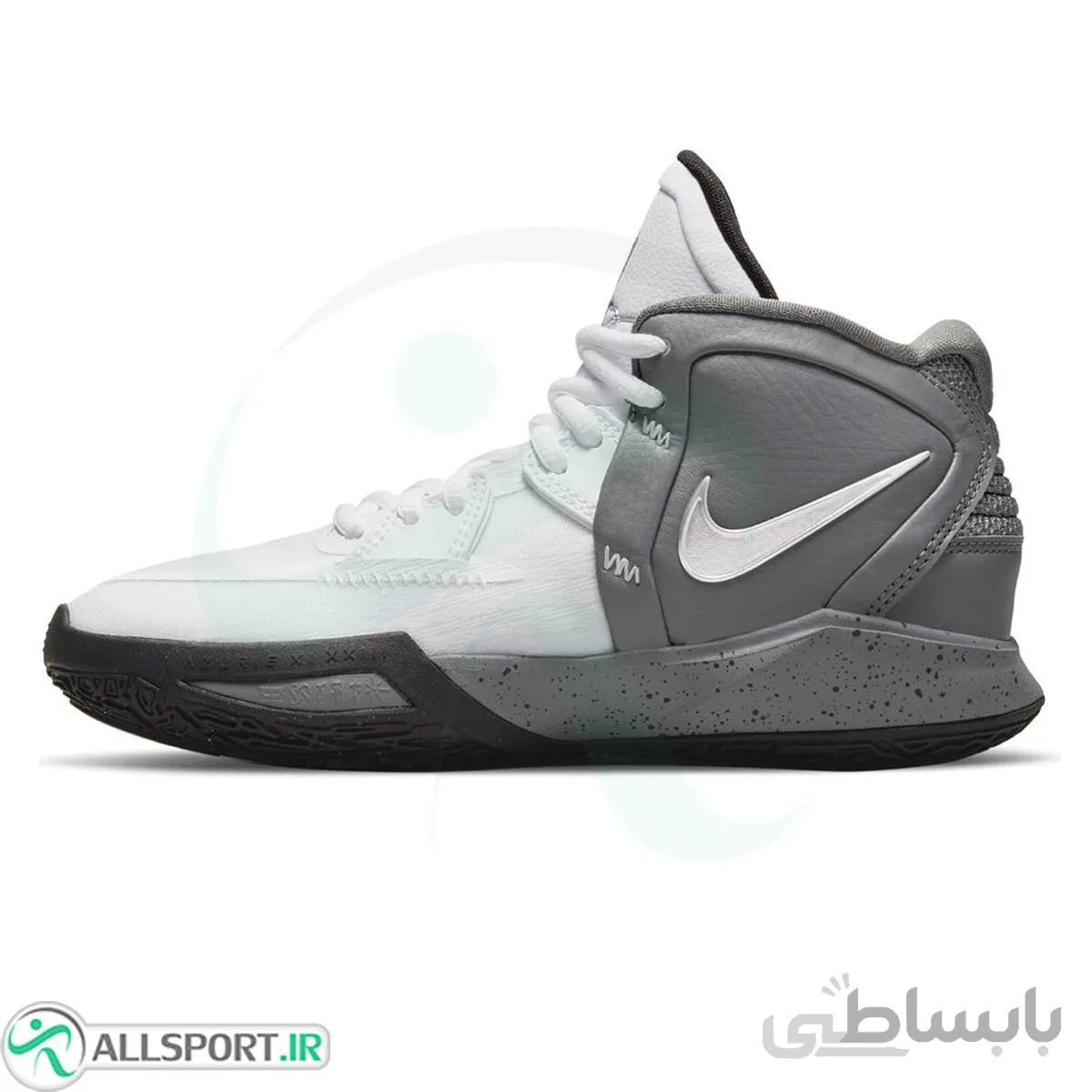 کفش بسکتبال مردانه نایک طرح اصلی Nike Kyrie 8 Grey White