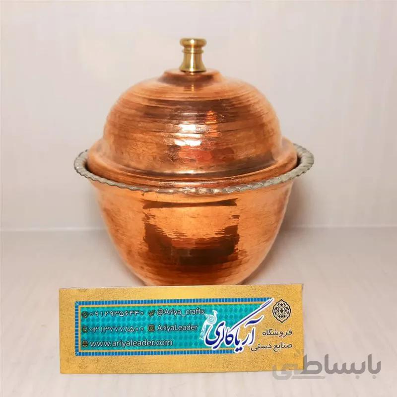 قندان مسی دربدار زنجان سایز 2 کد 13263266440