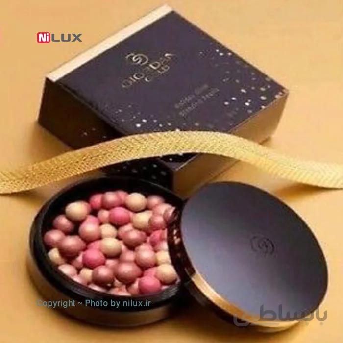 رژگونه مرواریدی اوریف لیم سری Giordani Gold مدل Holiday Glow Bronzing Pearls وزن 25 گرم