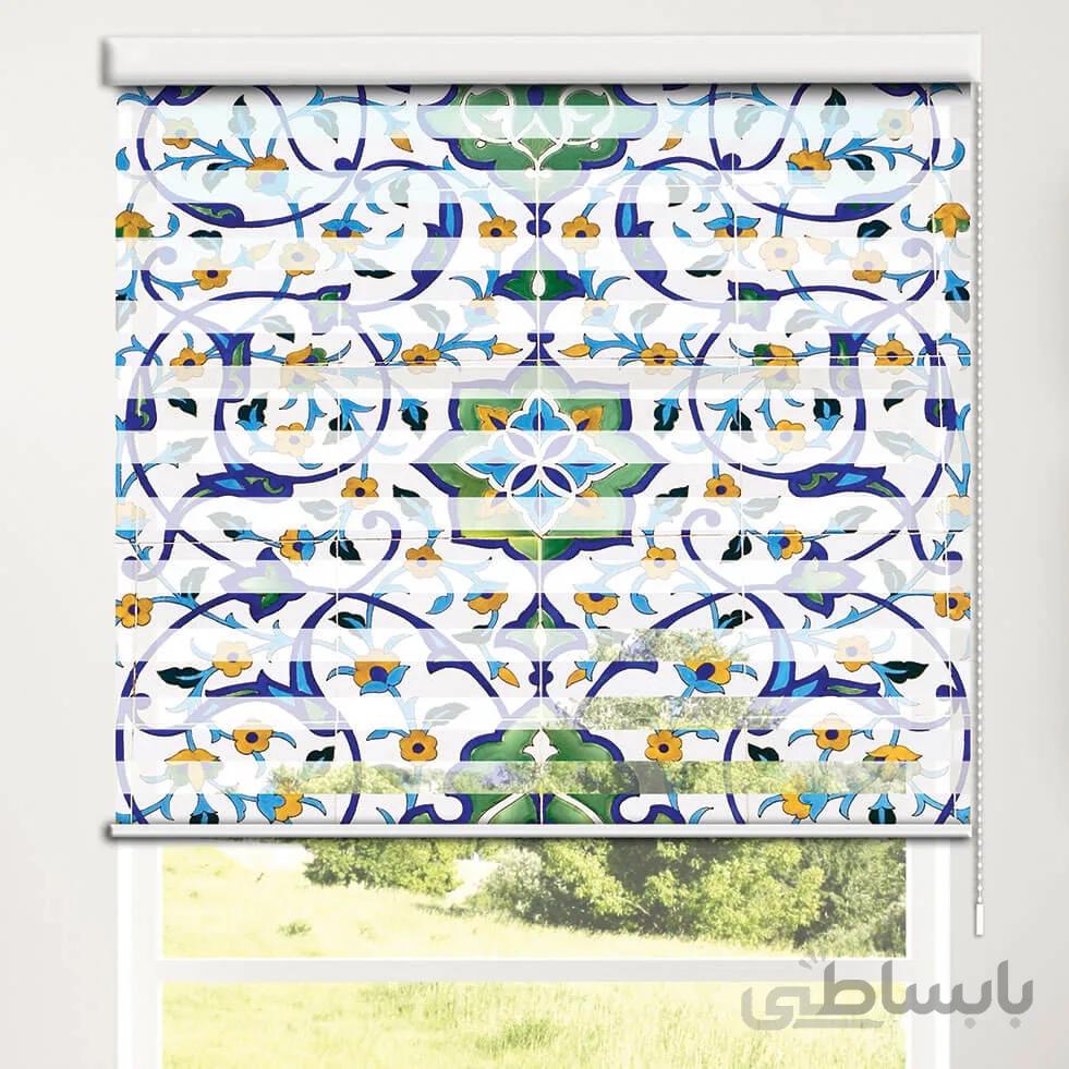 پرده زبرا چاپی کد E-01