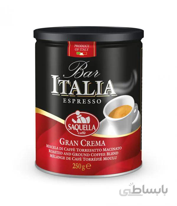 قهوه اسپرسو آسیاب شده ۲۵۰g ایتالیا – Gran Crema Espresso italia