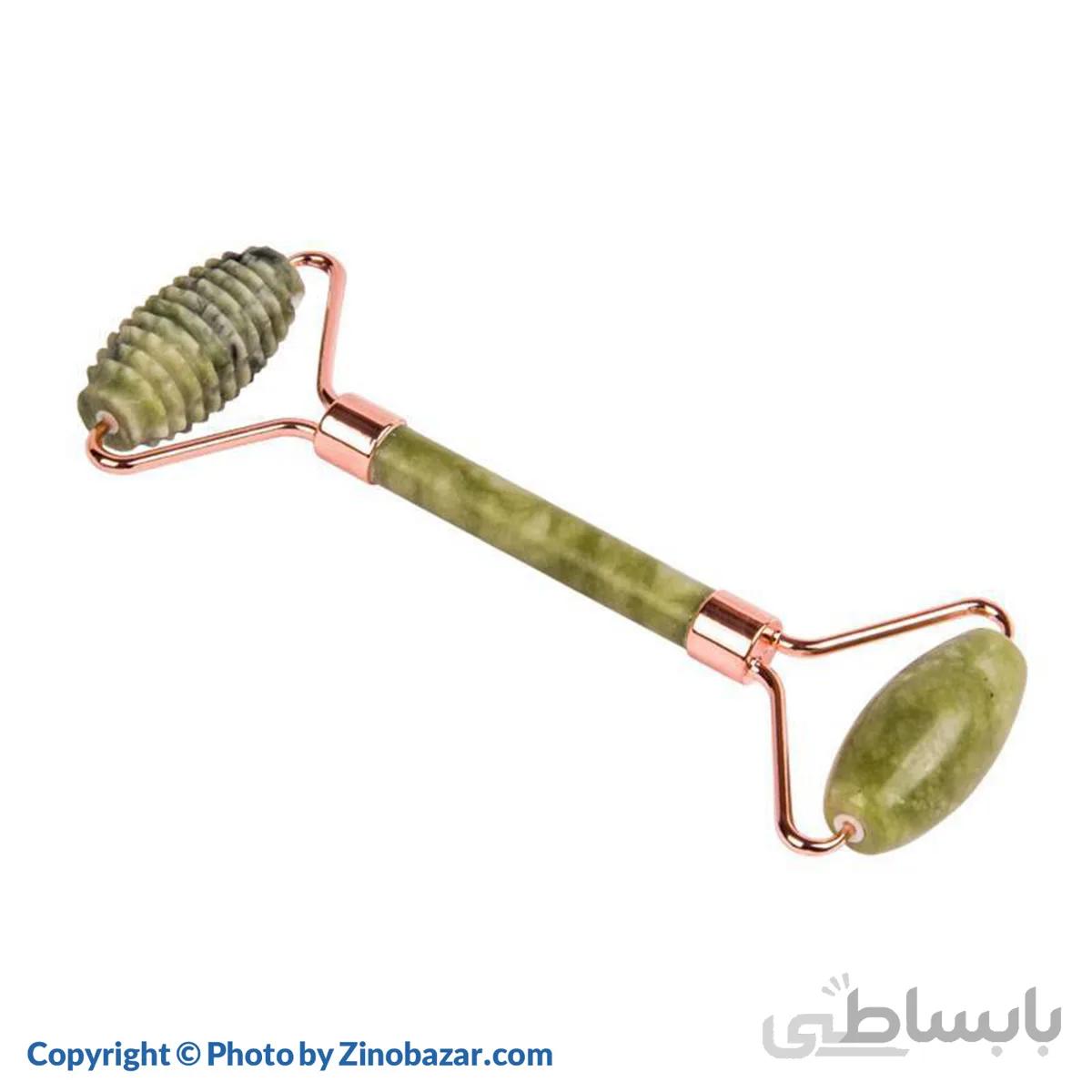 ماساژور جید رولر صورت آجدار رزگلد ریلکس