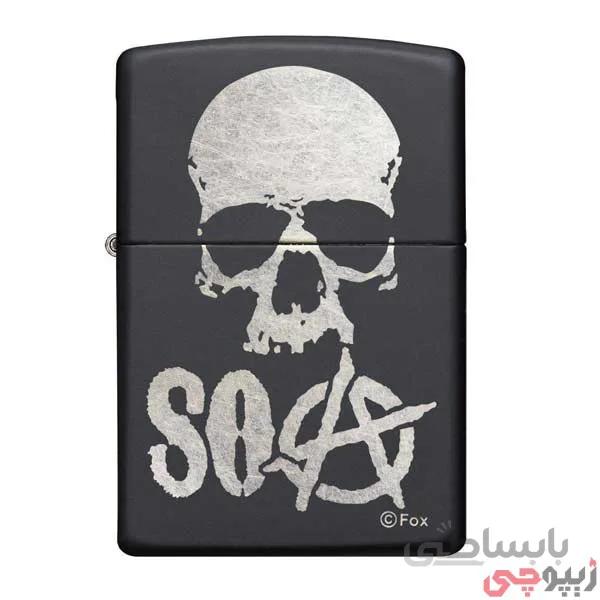 فندک زیپو اصل کد ۲۹۸۹۱ – Original Zippo Sons of Anarchy
