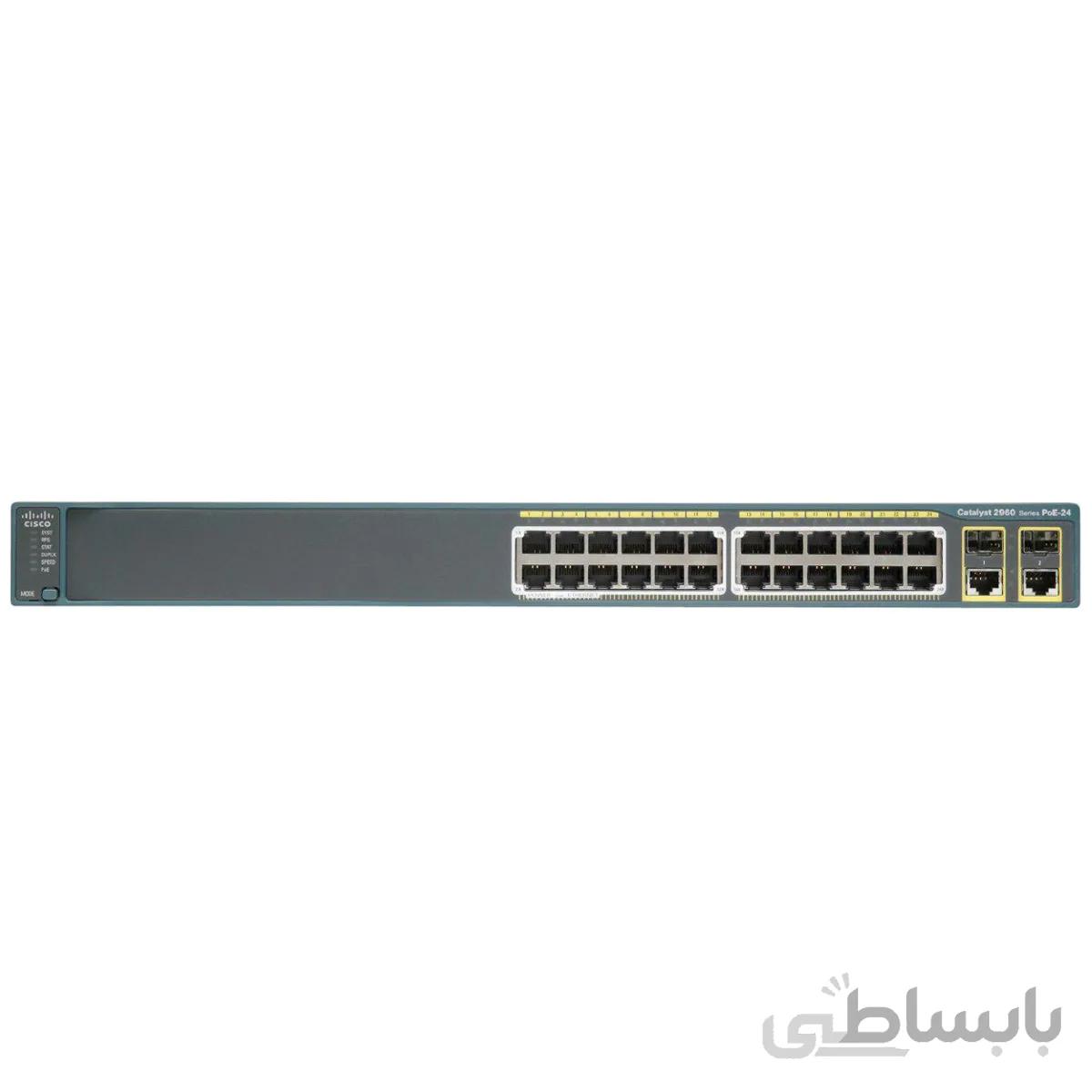 سوییچ 24 پورت سیسکو مدل WS-C2960X-24PS-L