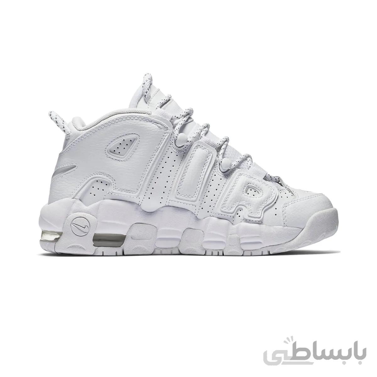 کتونی مردانه نایک ایر اپتمپو Nike Air More Uptempo Triple White