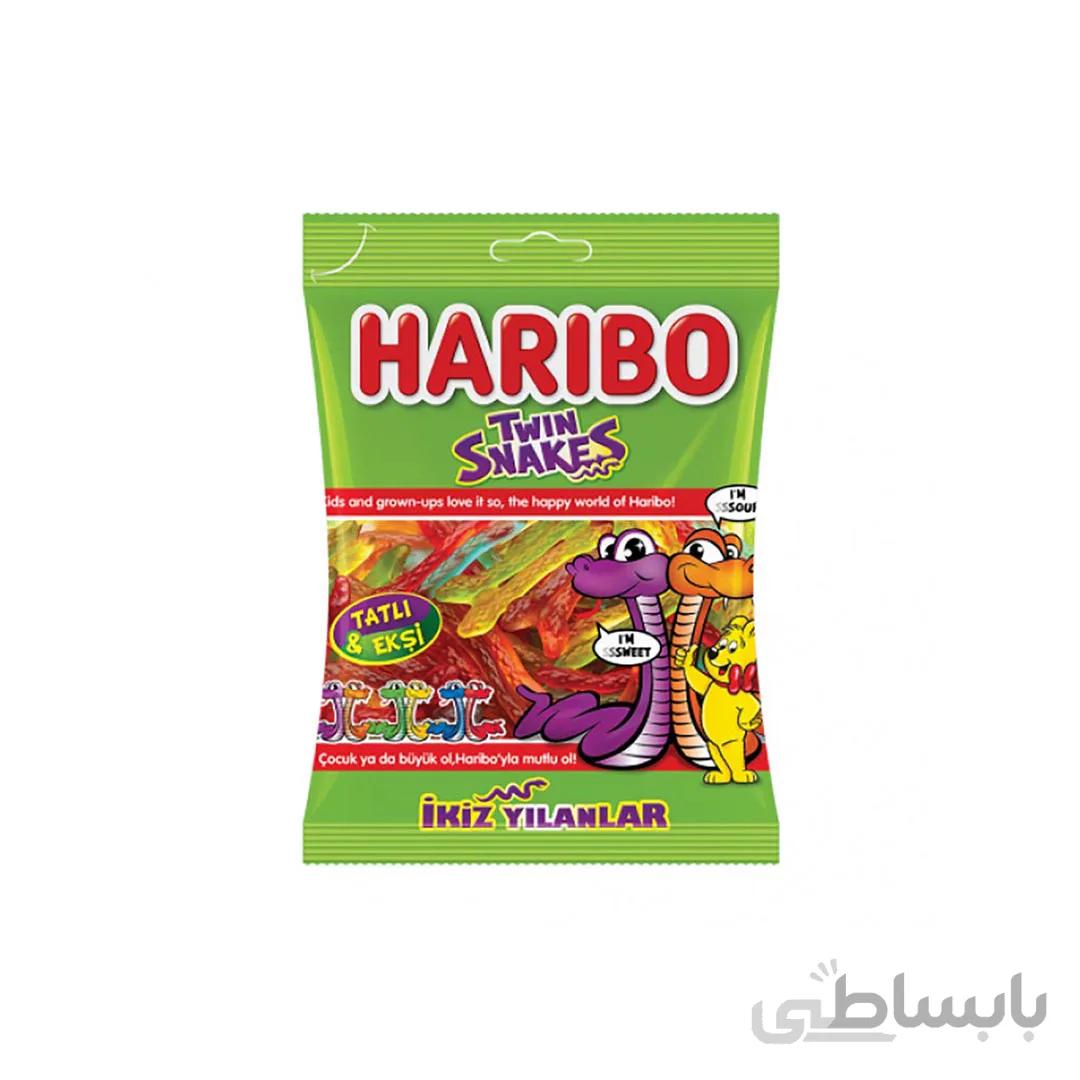 پاستیل ژله ای هاریبو مدل مارهای دوقلو Haribo Twin Snakes