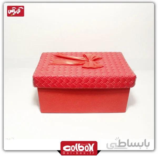 باکس گل مخمل-چرمی مستطیلی کد D812
