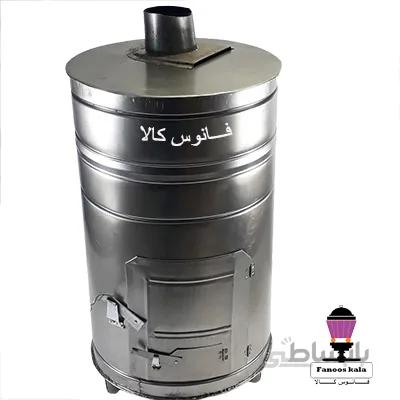 بخاری هیزمی فولادی 75 سانتی