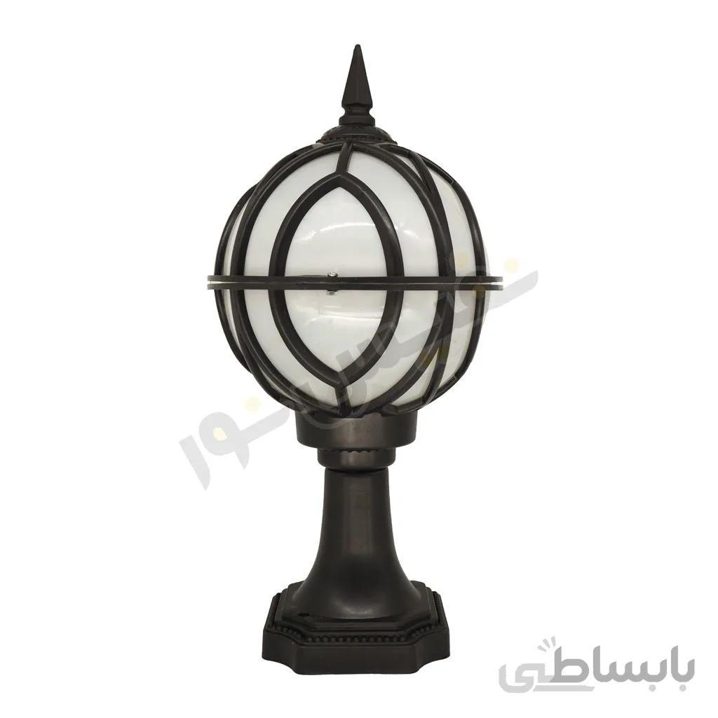 چراغ حیاطی و پارکی سردری توپی پلاستیکی مدل ol22 p