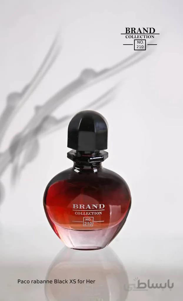 عطر جیبی زنانه پاکو رابان بلک ایکس فور هر برند کالکشن مدل ۲۱۰ حجم ۲۵ میلی لیتر