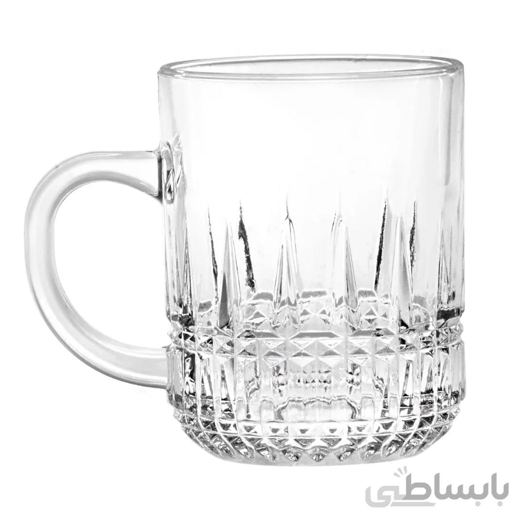 لیوان بلوری دسته دار کد 7502