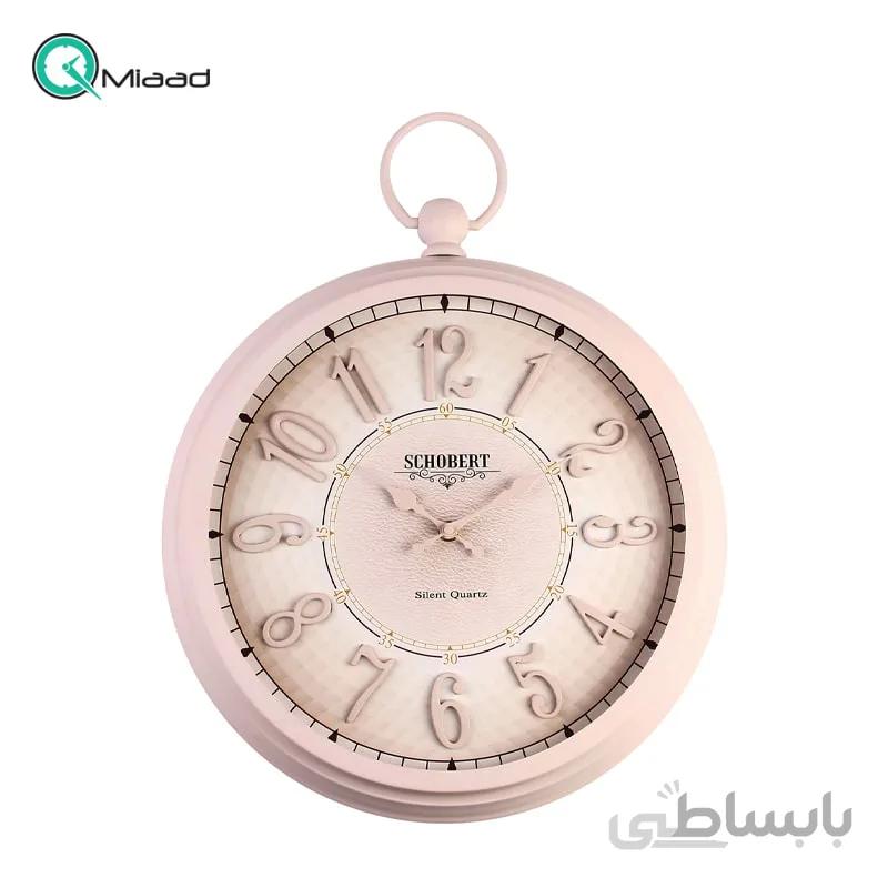 ساعت دیواری فلزی شوبرت مدل 5138