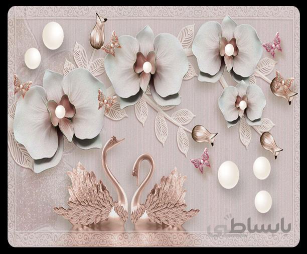پوستر گل سه بعدی 060