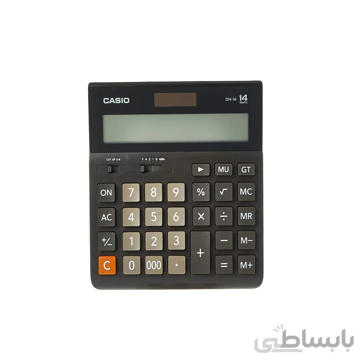 ماشین حساب کاسیو مدل DH-14-BK