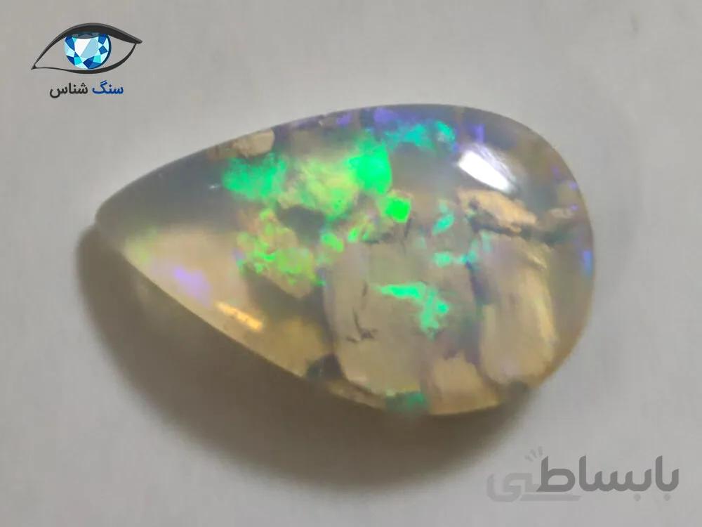 اپال اتیوپی طبیعی اشکی 2.26 قیراط
