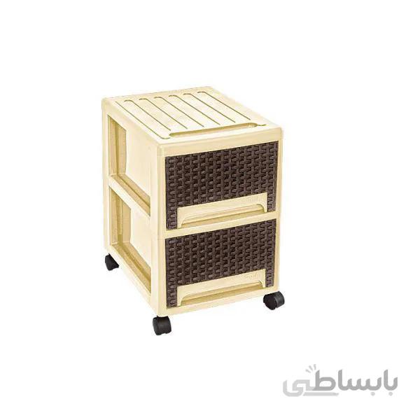 فایل 2طبقه L مدل 502 سفید 2طبقه