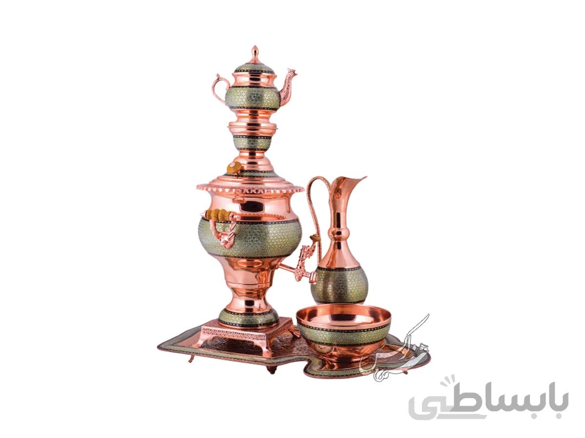 سرویس سماور مس و خاتم