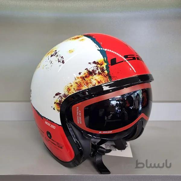 کلاه کاسکت ال اس تو بدون فک مدل SPITFIRE