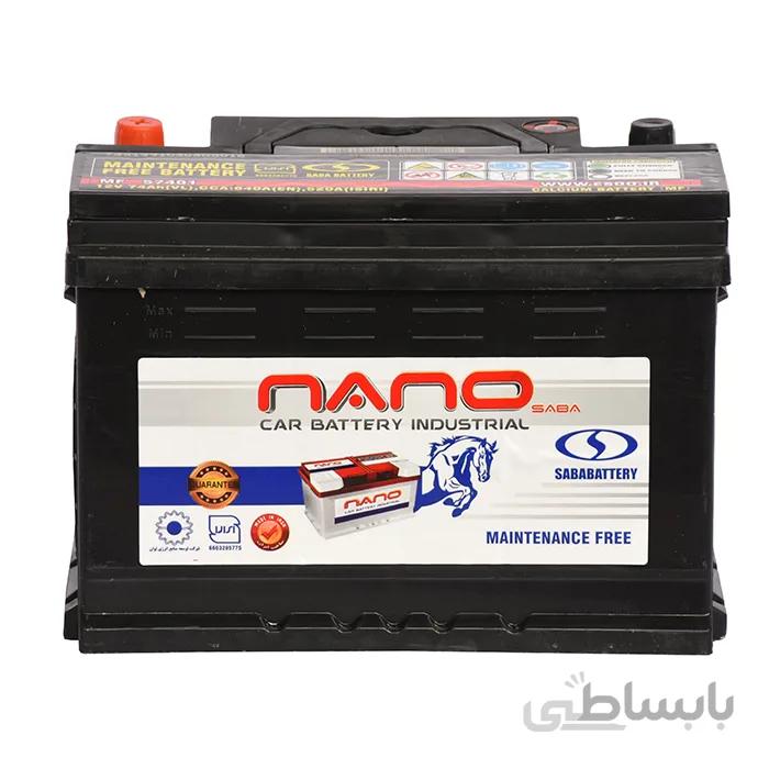باتری 74 آمپر نانوصبا ا nanosaba-battery-74ah