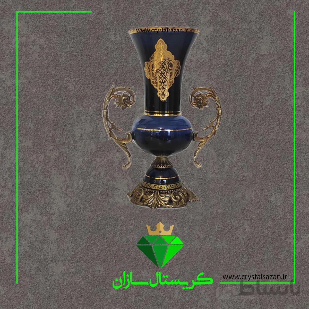 گلدان کریستال کد G1333 کریستال سازان