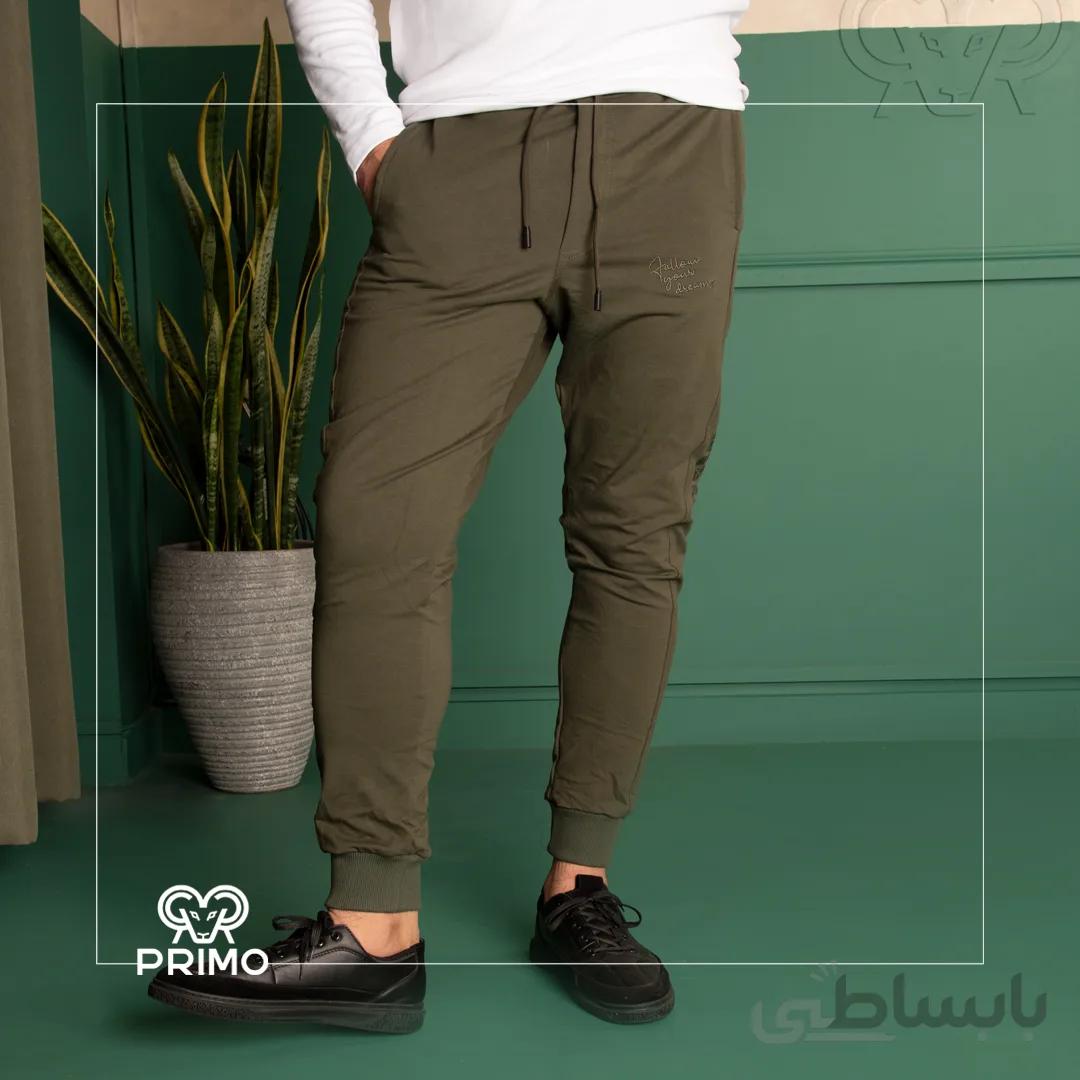 شلوار تریکو مردانه مدل اسلش ساده 601503