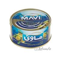 كنسرو تن ماهی در روغن زیتون 180 گرمي ماوي