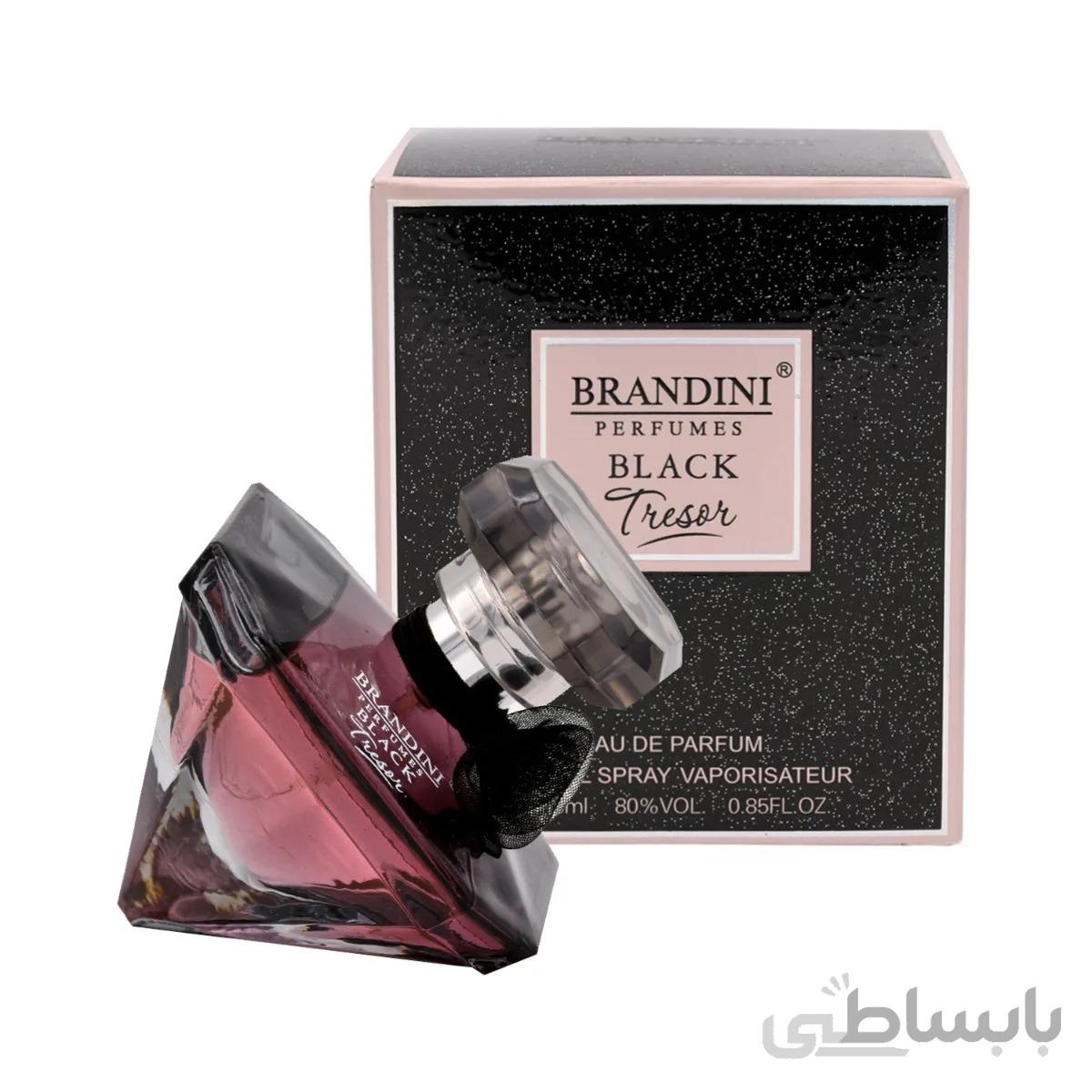 عطر زنانه برندینی مدل Tresor Black حجم 25 میل ا Brandini Tresor Black Eau De Parfum For Women 25ml