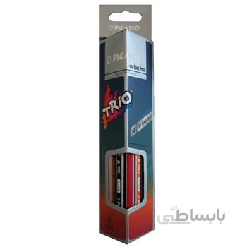 مداد مشکی پیکاسو مدل Trio ـ بسته 12 عددی ا Picasso Trio Black Pencil - Pack of 12