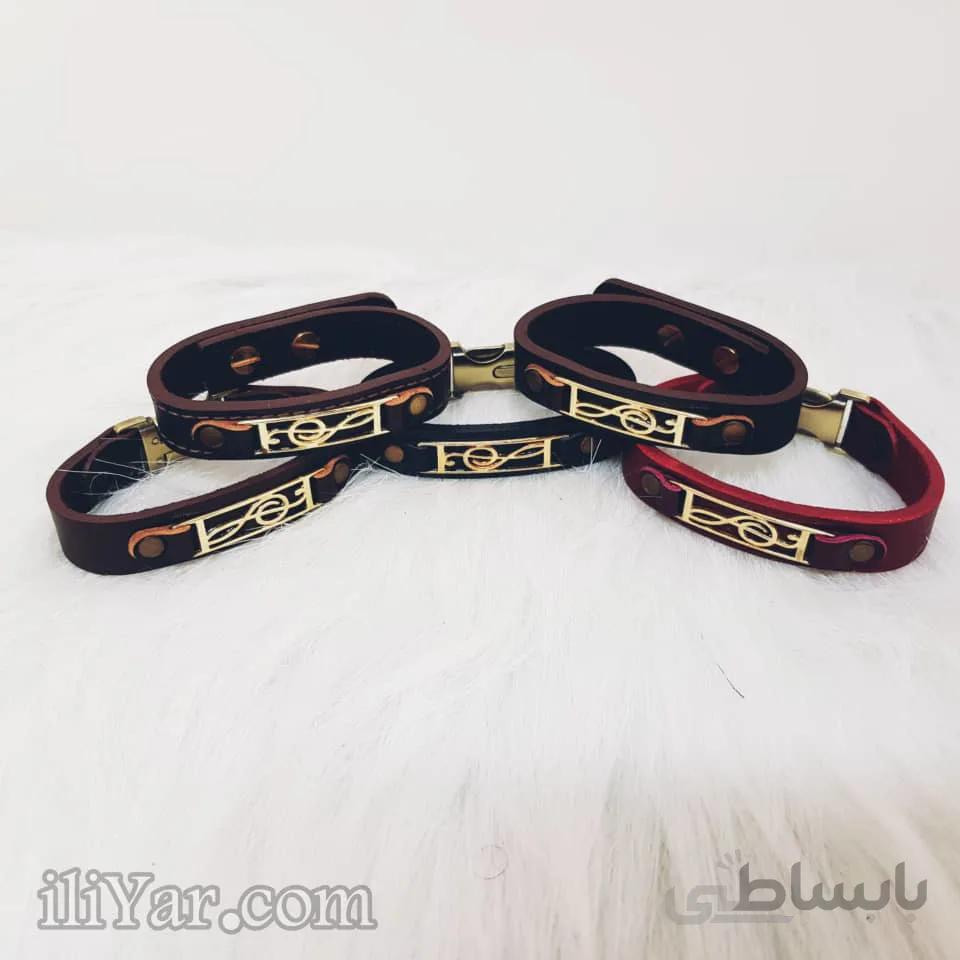 دستبند چرم طرح ملودی شیک ا Melody Leather Bracelet