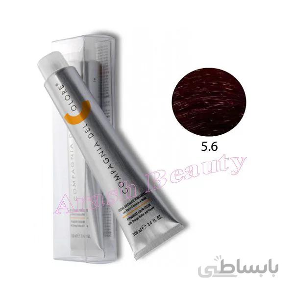 رنگ مو سی دی سی قهوه‌ای قرمز روشن 5.6