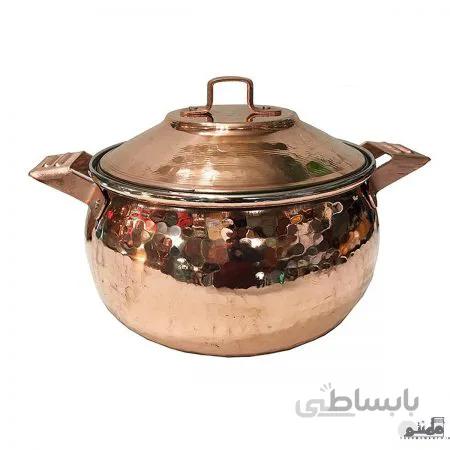 دیگچه مسی زنجان سایز 4 نفره