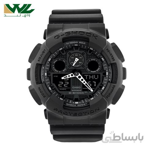 ساعت مچی مردانه کاسیو جی شاک مدل GA-100-1A1 ا GA-100-1A1