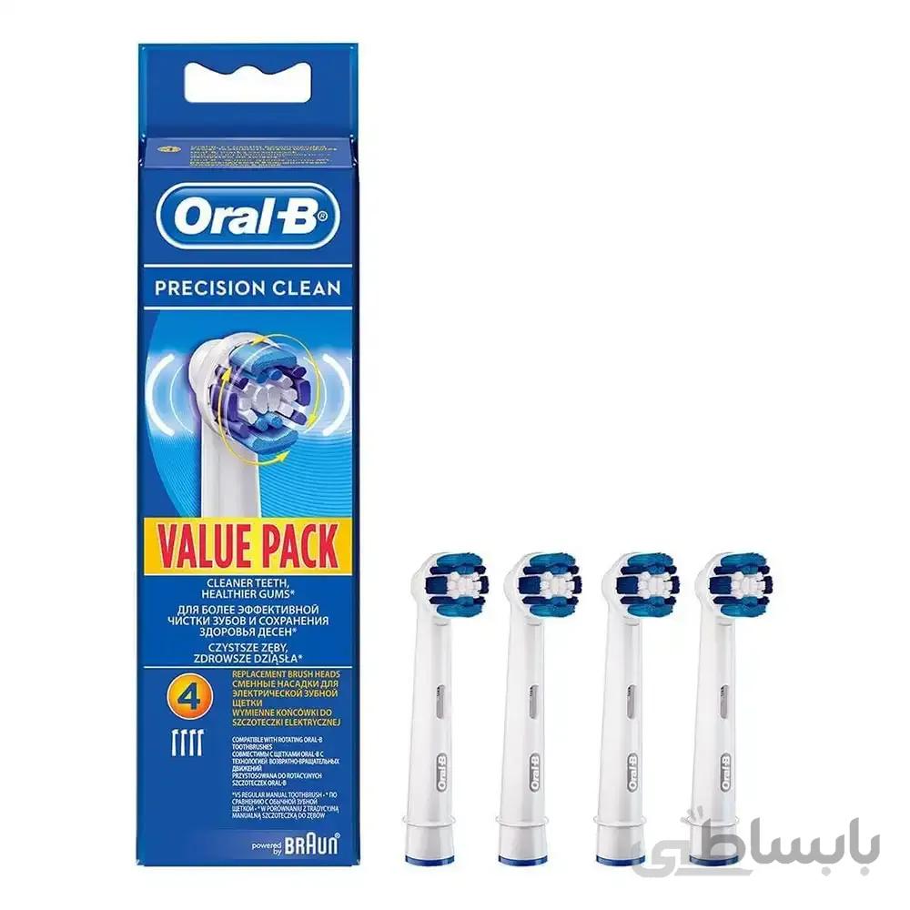 سری یدک مسواک برقی اورال-بی 4 تایی مدل precision c