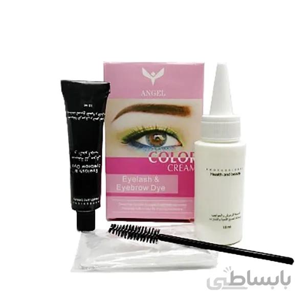 رنگ مژه و ابرو آنجل (قهوه ای روشن)