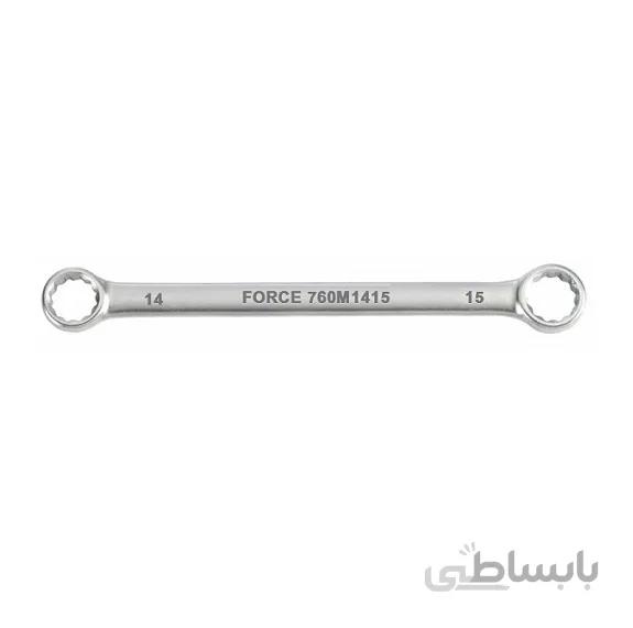 آچار دو سر رینگی 15-14 میلیمتر فورس