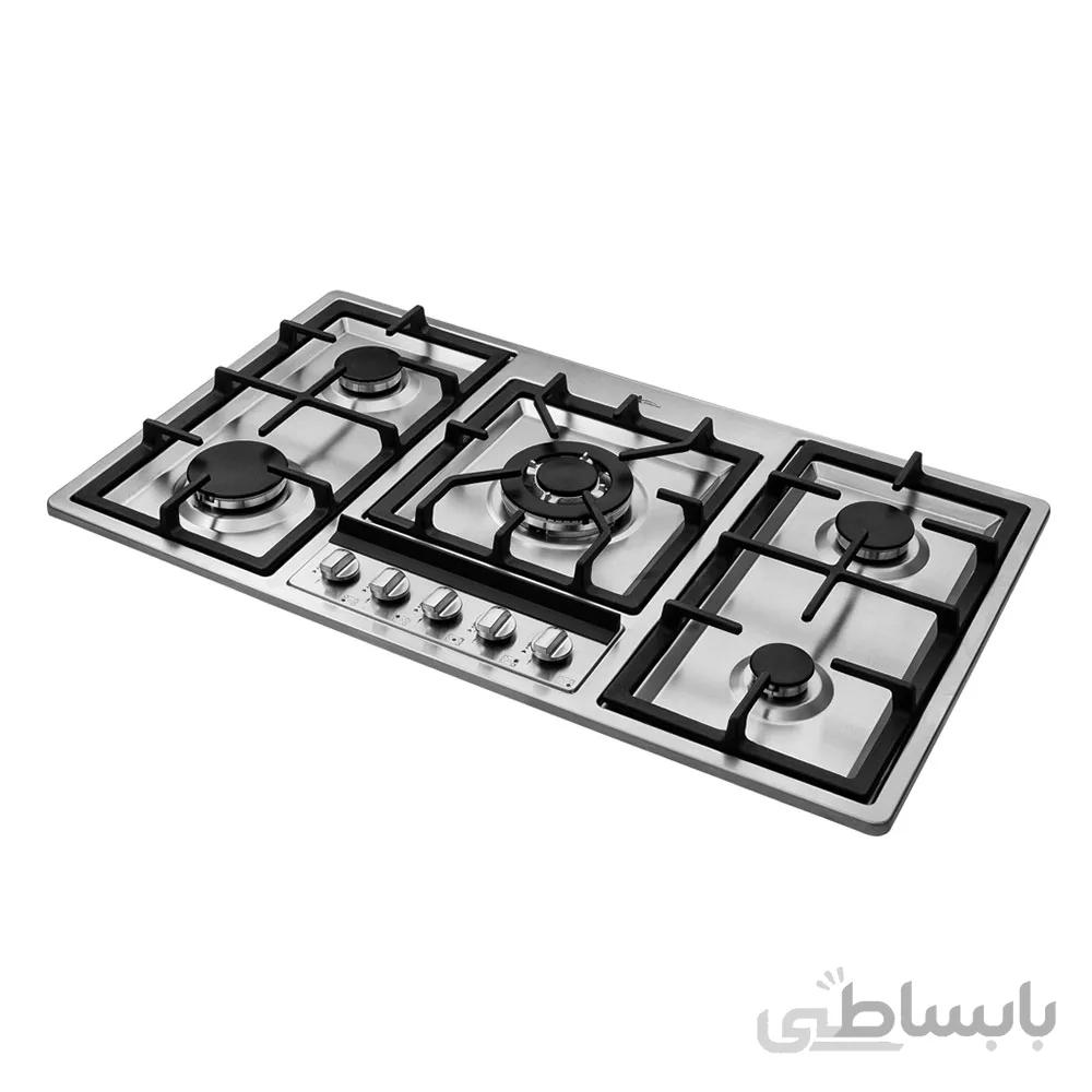 اجاق گاز صفحه ای اخوان 5 شعله مدل G133-HE ا AKHAVAN G133-HE GAS STOVE