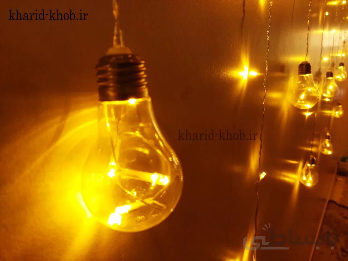 پرده آویز لامپی طرح قدیم