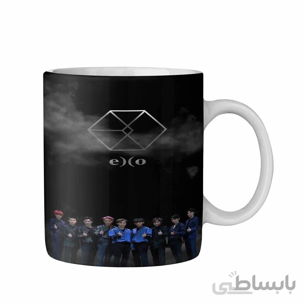 ماگ طرح گروه موسیقی اکسو EXO