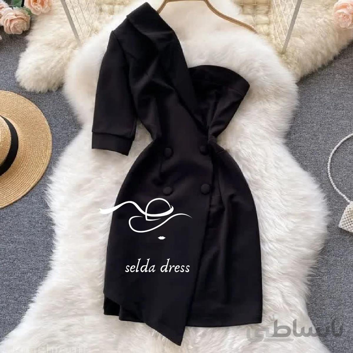 لباس مجلسی کوتاه ترند ۱۳۹۷ - مشکی / ۴۰ ا 1397