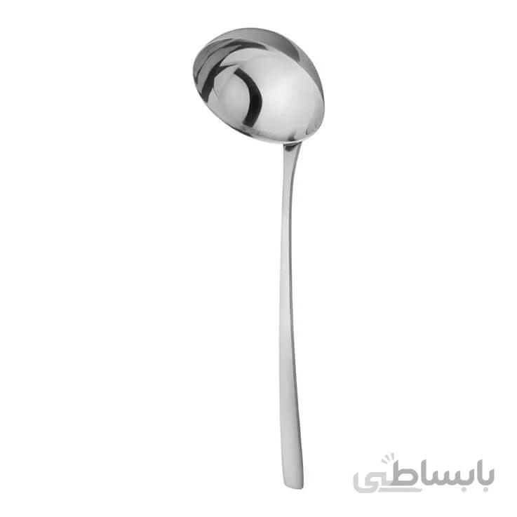 ملاقه سوپ ناب استیل مدل فلورانس (براق و مات)