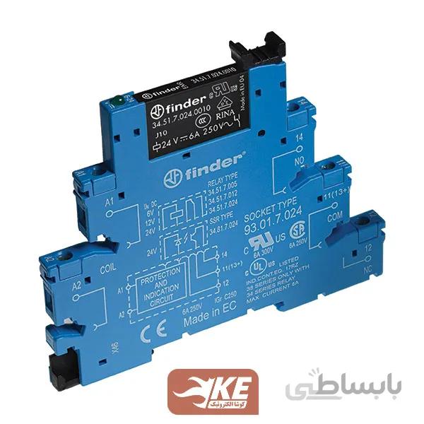 ماژول رله 230V تک کنتاکت 6 آمپر فیندر 385102400060