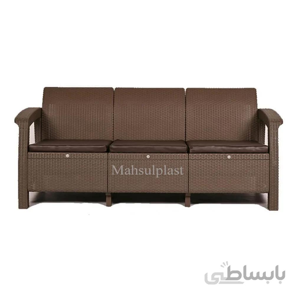مبل 3 نفره حصیر بافت