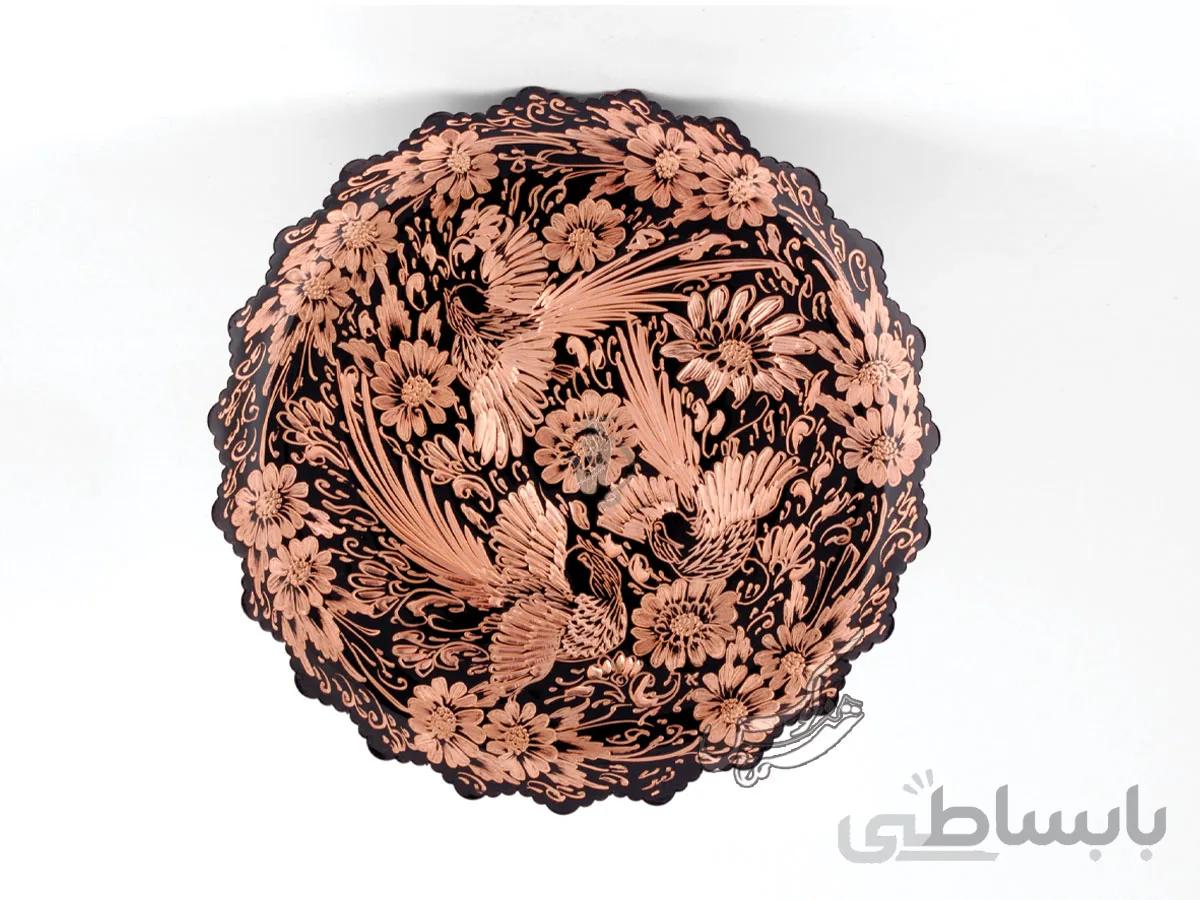 بشقاب مسی الماس تراش 8 سایز