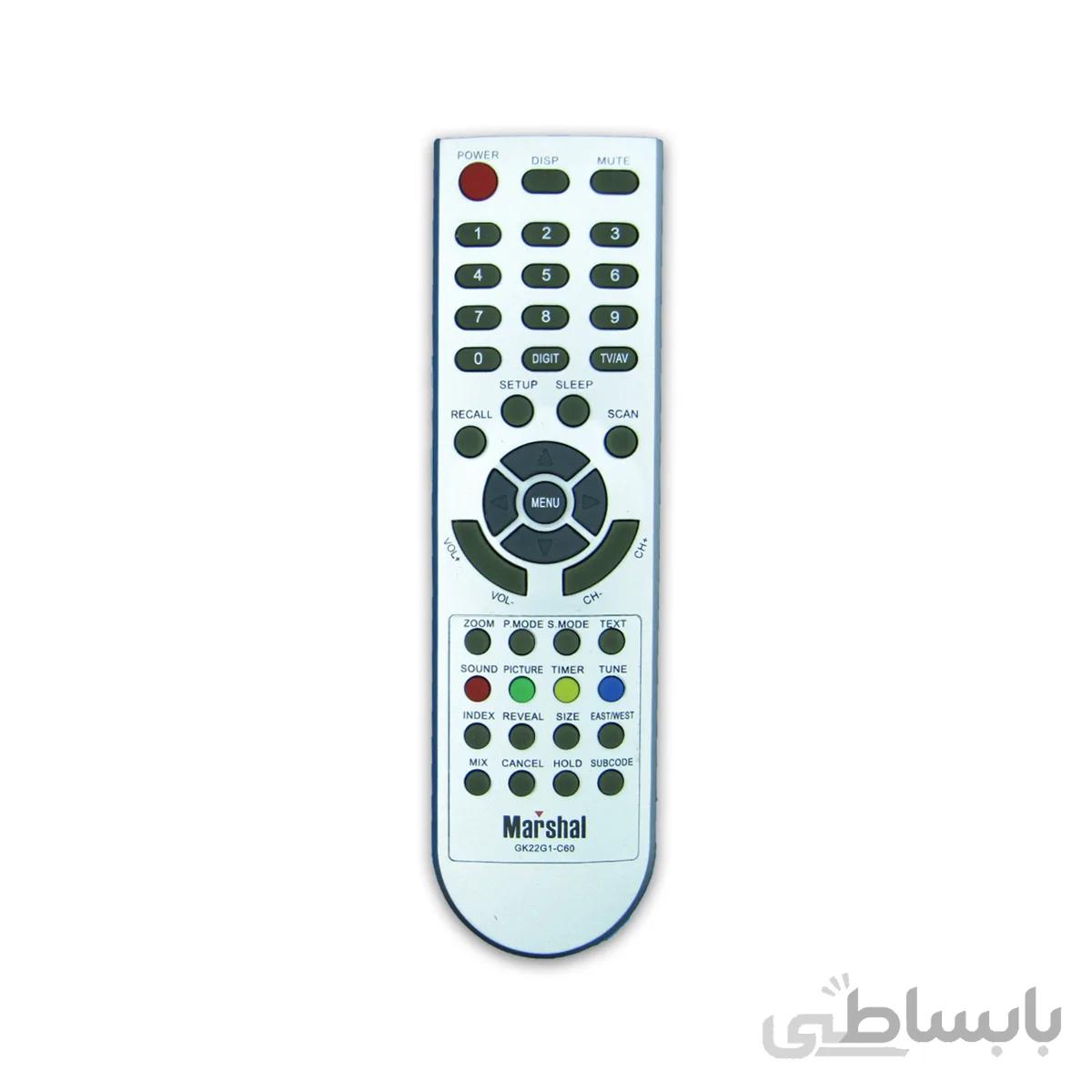 کنترل تلویزیون ال ای دی LED MARSHAL مارشال مدل GK22G1 C60 طرح هایویژن