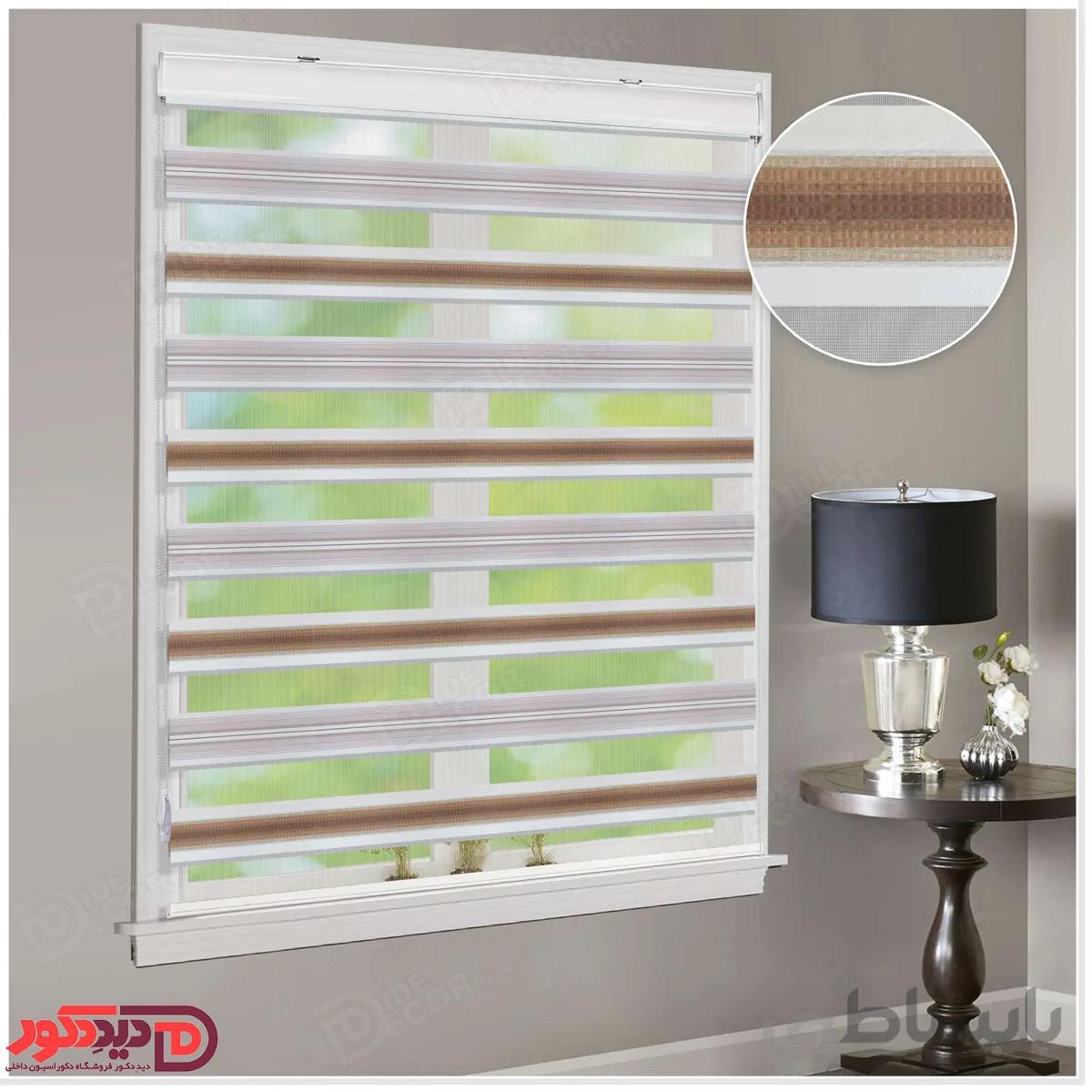 پرده زبرا مدل خط دار کد TM-03