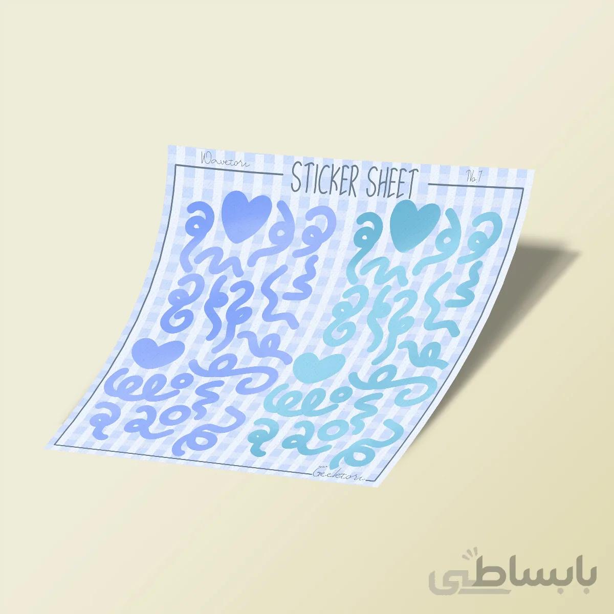 استیکر بولت ژورنال Wavetori NO.1