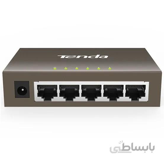 سوییچ ۵ پورت Tenda TEG1005D 5Port Desktop Switch ا Tenda TEG1005D 5-port 10/100/1000M Desktop Switch