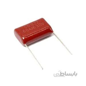 خازن پلی استر 680nF 630V
