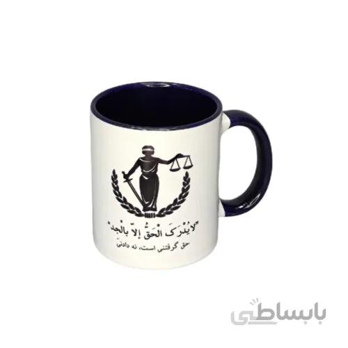 ماگ کد۱۲ طرح حق (دسته ساده)